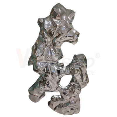 jakość  8k Stainless Steel Metal Fabrication Water Ripple Finshed Office Decoration Sculpture Metal fabryka