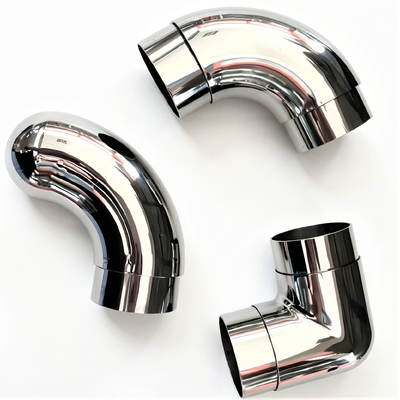 jakość  SS304 SS316 Stainless Steel Stair Handrail Elbow Connector fabryka