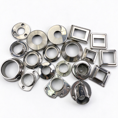 jakość  201/304/316 Stainless Steel Railing Decorative Cover, Post Base Flange Cover for Handrail Balustrade fabryka