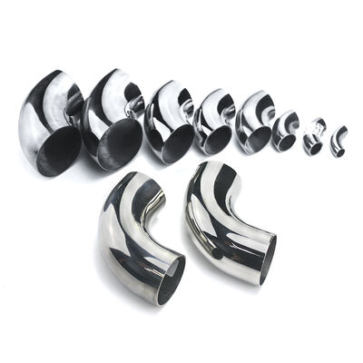 jakość  90 Degree Polished Stainless Steel Elbow, Codo,201/304/316 Grade Weld Pipe Fitting fabryka
