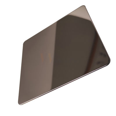 Lustro wykończone w kolorze brązowym AISI 201 304 316 Blacha ze stali nierdzewnej