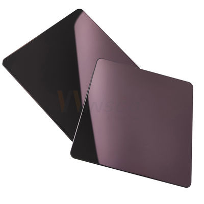 AISI Rose Gold 5x10 walcowana na zimno blacha ze stali nierdzewnej 201 8k blacha lustrzana