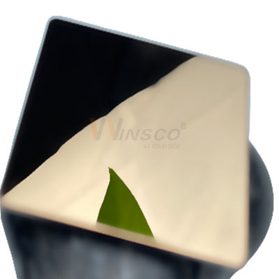 SS 316 Durable Super Mirror Blacha ze stali nierdzewnej walcowana na zimno z powłoką z różowego złota
