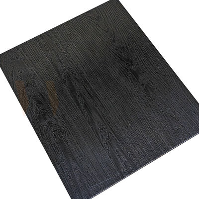1000-1500mm Cold Way Black Titanium Tree Skin Chemicznie trawione dekoracyjne panele ze stali nierdzewnej
