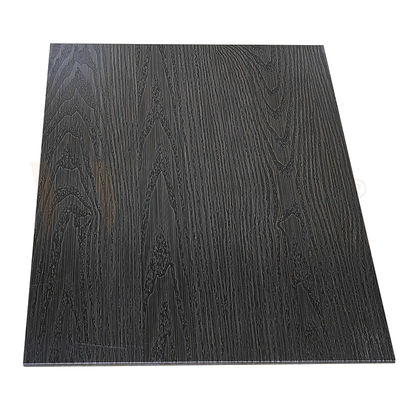 1000-1500mm Cold Way Black Titanium Tree Skin Chemicznie trawione dekoracyjne panele ze stali nierdzewnej