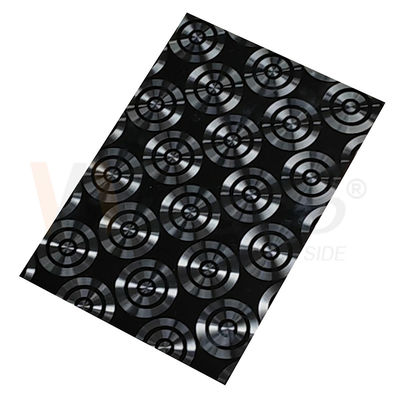 AISI 201 304 316 CD Polerowanie Czarnego tytanu 3D Laser Ozdobna blacha ze stali nierdzewnej