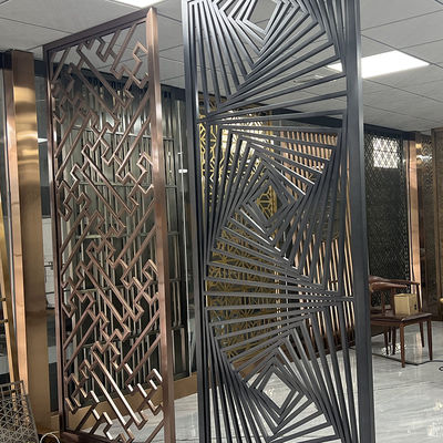 High End Wall Art Dzielnik ekranu ze stali nierdzewnej do projektowania sypialni