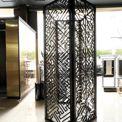 Hotel Lobby Partition Design Przegroda ścienna ze stali nierdzewnej