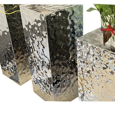 8k Mirror Water Ripple Surface Fabrication Dekoracyjne metalowe rękodzieło