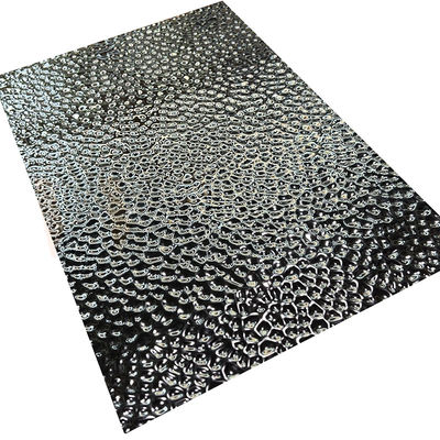 Dekoracyjny 8K Mirror Black Titanium Honeycomb Design Pattern Wytłaczane wykończenie ze stali nierdzewnej