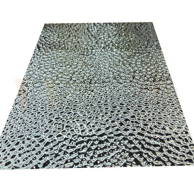 Dekoracyjny 8K Mirror Black Titanium Honeycomb Design Pattern Wytłaczane wykończenie ze stali nierdzewnej