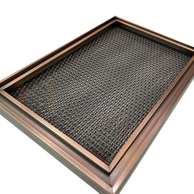 Nowoczesna konstrukcja metalowa Zwykły splot Siatka druciana ze stali nierdzewnej 0,5 mm-8 mm Powłoka PVD