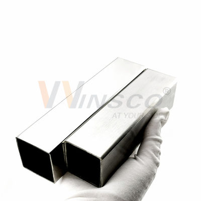 Polerowana kwadratowa rura ze stali nierdzewnej 600 Grit AISI 201 304 do zastosowań dekoracyjnych