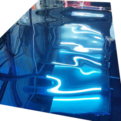 316 316L Sapphire Blue 8K Super Mirror Płytka ze stali nierdzewnej 1000mmx2000mm