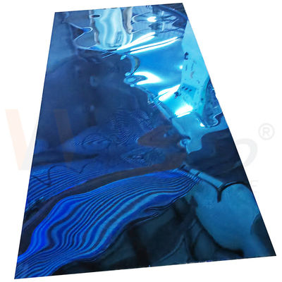 4ftx8ft blacha metalowa nierdzewna 1220mmx2440mm SS 201 Błękitna blacha ze stali nierdzewnej 3,0mm grubość