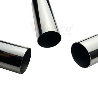 Lustro satynowe wykończone 1,2 mm-3,5 mm grubość ściany niestopowy okrągły rurka 60,3 mm 2 3/8 'rury metalowej ze stali nierdzewnej 201 304 316 stopnia