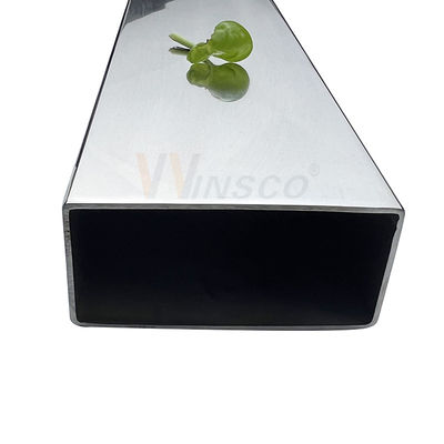 0.8mm-5.0mm grubość niestopowa płaska rurka 100mmx50mm duży rozmiar rurka prostokątna ze stali nierdzewnej 201 304 316 stopnia