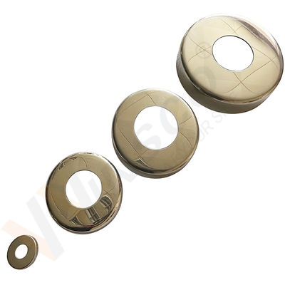 C304 C316 Pokrycie podstawy balustrady ze stali nierdzewnej z nierdzewnym balustradą dla rury okrągłej o długości 12,7 mm, 19 mm i 31,8 mm i 38,1 mm