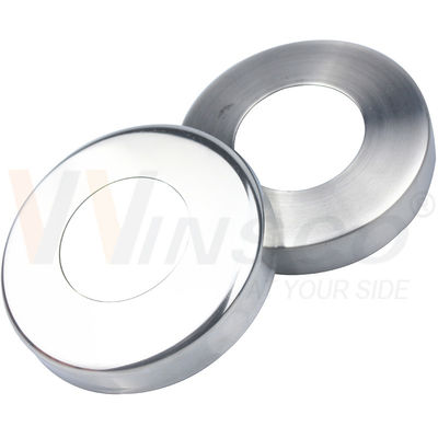 C304 C316 Pokrycie podstawy balustrady ze stali nierdzewnej z nierdzewnym balustradą dla rury okrągłej o długości 12,7 mm, 19 mm i 31,8 mm i 38,1 mm
