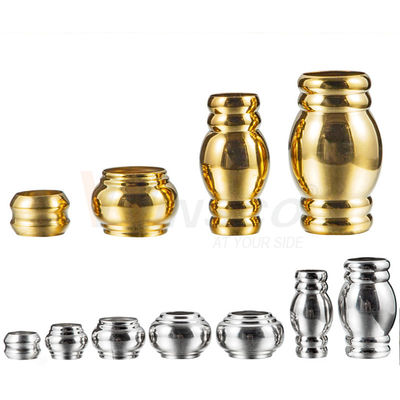 Lustro Srebro Złoto Akcesoria do poręczy SS 201 304 Stal nierdzewna Bamboo Joint Connector dla 19mm Rura Rura