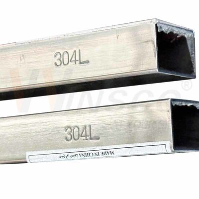 Odporność na korozję Winsco Metal Inox Welded Pipe 304L Stopień stali nierdzewnej Okrągła kwadratowa prostokąta