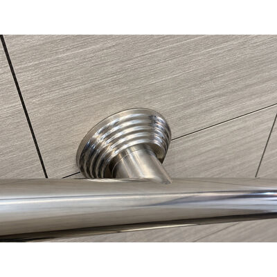 SS 201 304 Części zębaty niestopowe Srebrne złoto Pokrycie podstawy klamry ze stali nierdzewnej dla 19 mm 1'' 2' 63.5 mm okrągły słup Newel
