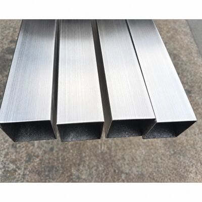 Kwadratowa rura ze stali nierdzewnej satynowej szczotkowanej 50x50mm 201 304 316, grubość ścianki 1,2–3,5 mm