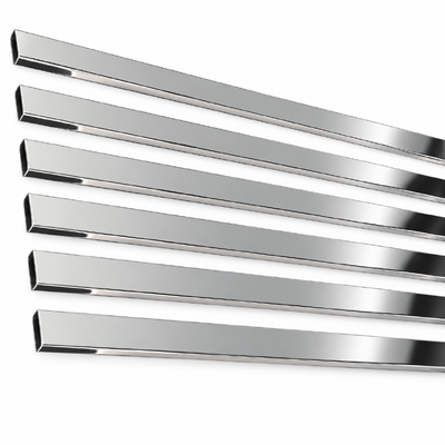 30x10mm SUS 304 316 201 8K Lustrzane lustrzane rurociągi prostokątne ze stali nierdzewnej do mebli łazienkowych