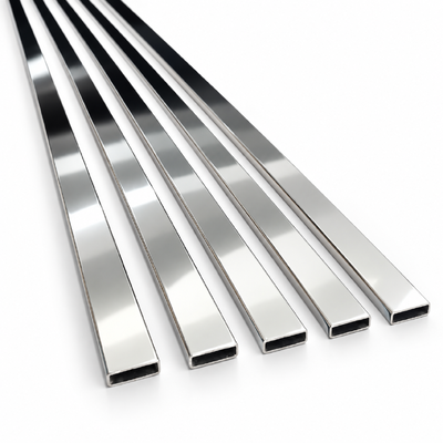 30x10mm SUS 304 316 201 8K Lustrzane lustrzane rurociągi prostokątne ze stali nierdzewnej do mebli łazienkowych