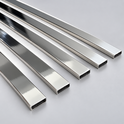 30x10mm SUS 304 316 201 8K Lustrzane lustrzane rurociągi prostokątne ze stali nierdzewnej do mebli łazienkowych
