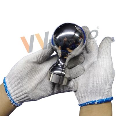 Stopień 304 316 Wyposażenie schodowe z niestopowego nierdzewia 80 mm Dia Stainless Steel Dekoracyjny balon balonu dla 50,8 mm 2 cali okrągłe rurki