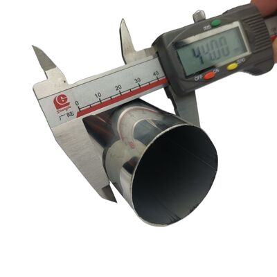Rura okrągła ze stali nierdzewnej 1 3/4" 44,5 mm, grubość ścianki 0,4-3,0 mm, wykończenie satynowe 600 grit, stal nierdzewna 304, opcjonalnie 201/316L