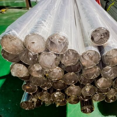 ASTM A554 Stainless Steel Round Pipe 201 304 316L with 0.4-2.0mm Wall Thickness for Central Asia Construction Handrail