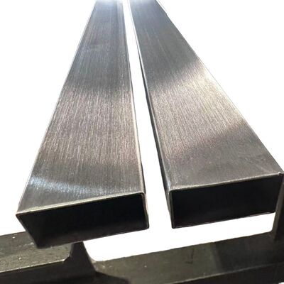 Rura prostokątna ze stali nierdzewnej 40x20mm z wykończeniem szczotkowanym 180G w gatunkach SS201, 304, 316