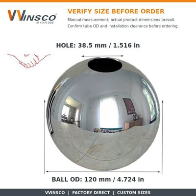 AISI 201 304 SS Wyroby dekoracyjne dla ręczników 51mm 60mm średnica stalowa szczelina z stali nierdzewnej do rur okrągłych 19mm