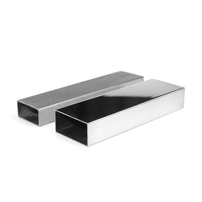 AISI 201 304 316 Rura z nierdzewnej oprawki 0,5 mm-2,7 mm Thcikenss 20mmx40 mm Rura prostokątna ze stali nierdzewnej