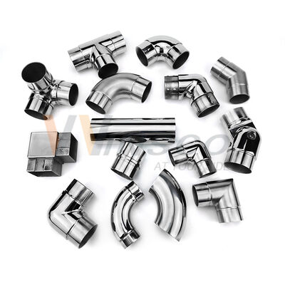 201/304/316 Stainless Steel Railing Tube Connectors & Fittings