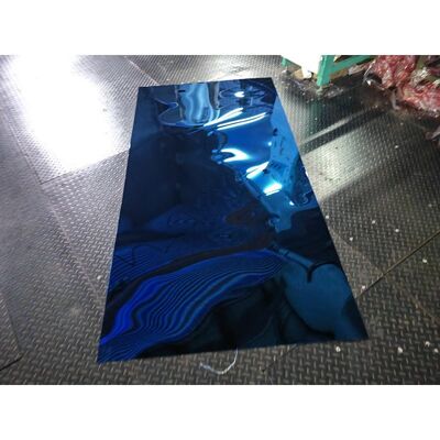 1220x2440mm AISI 316 316L Sapphire Blue Color
Coated Stainless Steel Sheet Mirror Finish Customize Thickness (Stołowy arkusz powleczony)