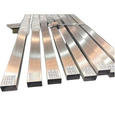 Rura prostokątna ze stali nierdzewnej 304 40x20x1,2mm – szczotkowana 180G
