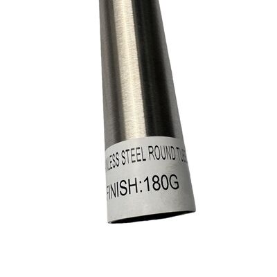 Brushed Finish Stainless Steel Round Tube 201 304 316L Grade for Middle East Projects and Stainless Steel Pipe Handrail Construction