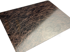 SS Vibration Mirror ciemna miedziana powłoka Blackening Antique Sheet
