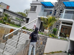 Dekoracja wnętrz 201 304 316 Balustrada schodowa ze stali nierdzewnej Schody Inox