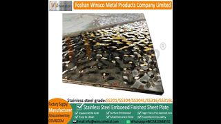 Suiprise Winsco Metal 8K Lustrzane falowanie wody Wykończone blachy ze stali nierdzewnej#mirrormetal#arkusz#płyta
